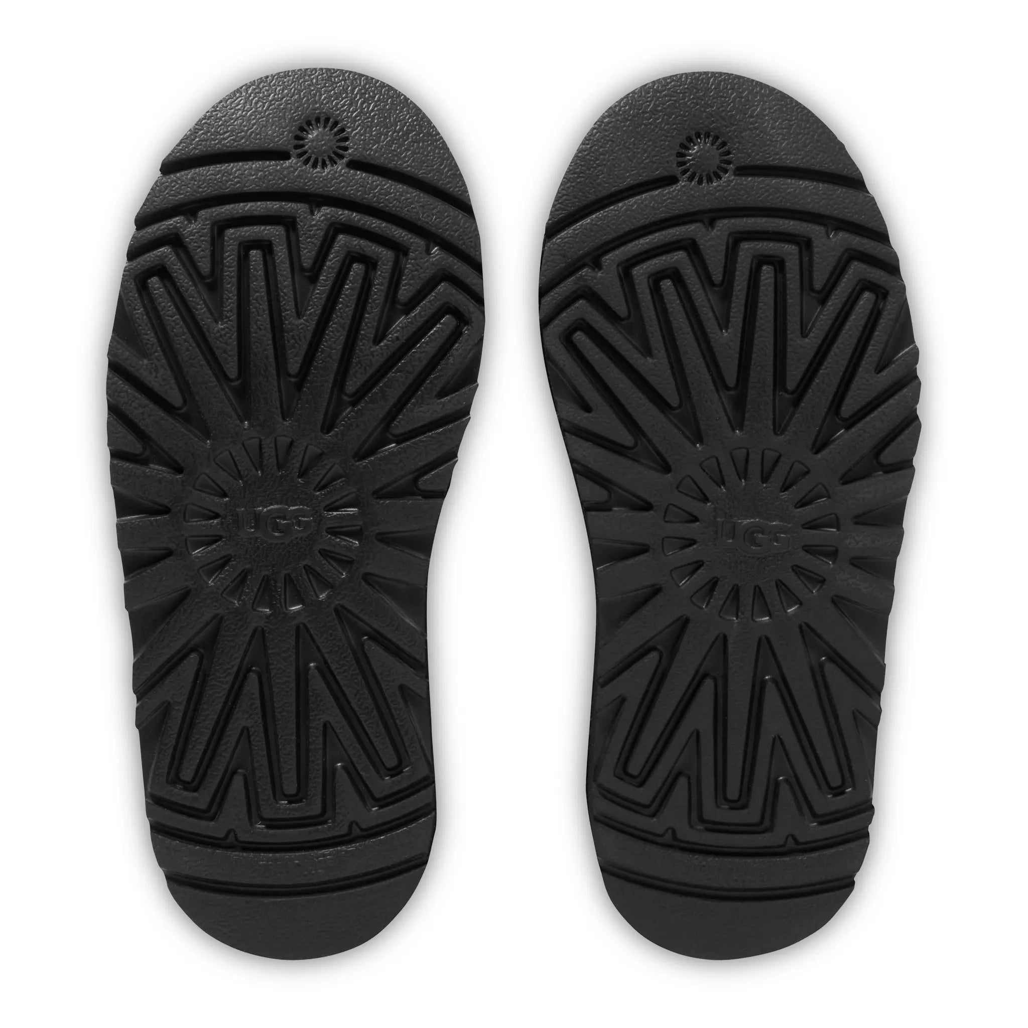Sole View of UGG Classic Mini Platform Girls Black Boots UGGA3021150235